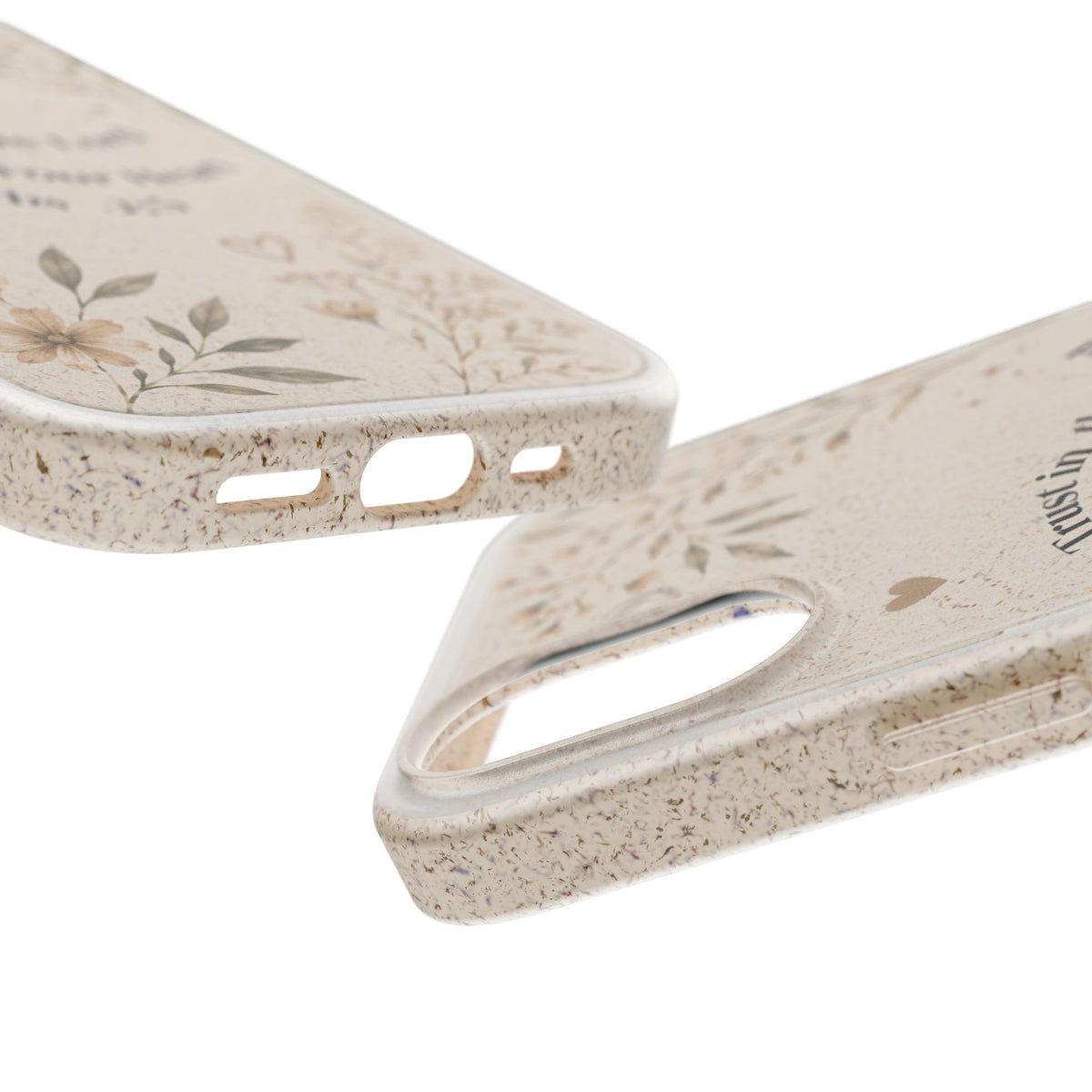 Trust in the Lord Proverbs 3:5 Phone Case | Biodegradable Floral Christian
