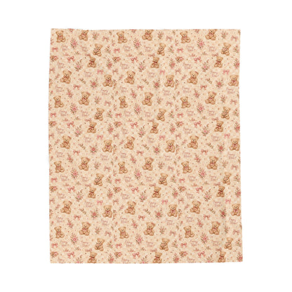Personalized Name  Velveteen Blanket